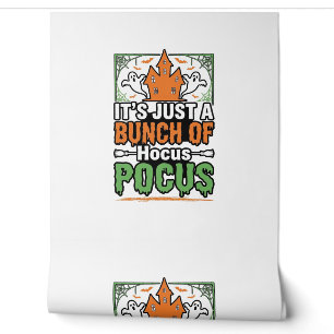 Papel Pintado diseño de vector de cita de Hocus Pocus de Hallowe