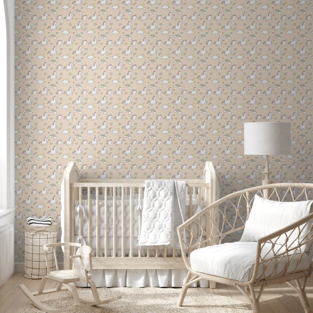 Papel Pintado Diseño delgado de habitaciones para niños (Niños)