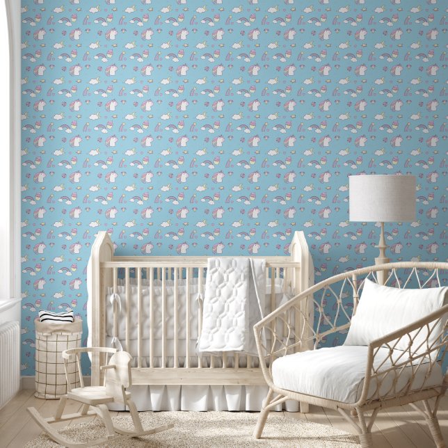 Papel Pintado Diseño delgado de habitaciones para niños (Niños)