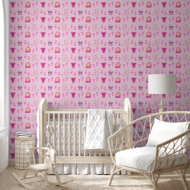 Papel Pintado Diseño delgado de habitaciones para niños (Niños)