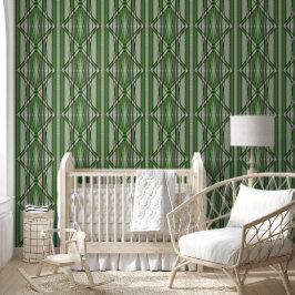 Papel Pintado Diseño geométrico verde