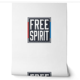 Papel Pintado Diseño gráfico de caja espíritu libre patriótico v