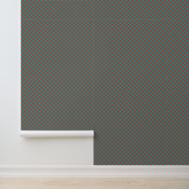 Papel Pintado Diseño Jade Red Small Checkerboard