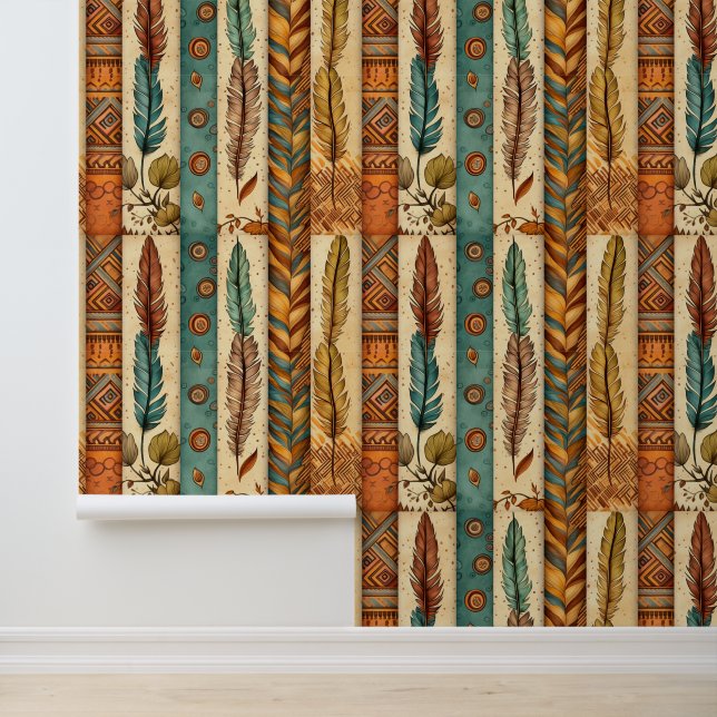 Papel Pintado Diseño nativo americano tribal del suroeste (Solicitud)