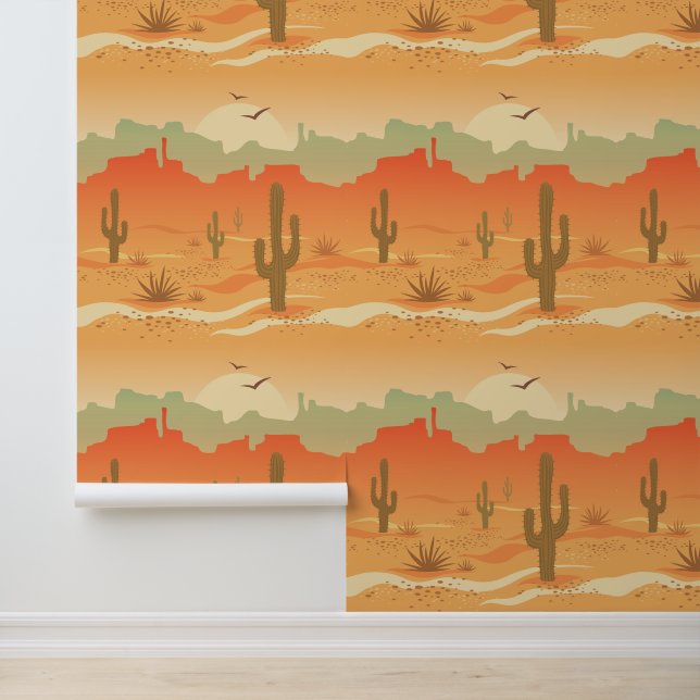 Papel Pintado Diseño paisajístico del desierto (Solicitud)