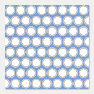 Papel Pintado Diseño Retro Beachy Blue Polka Dots Pattern