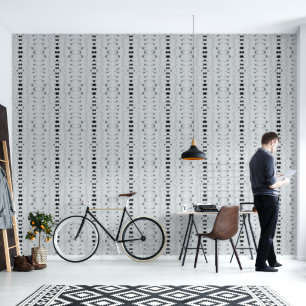 Papel Pintado Diseño sencillo en negro y gris