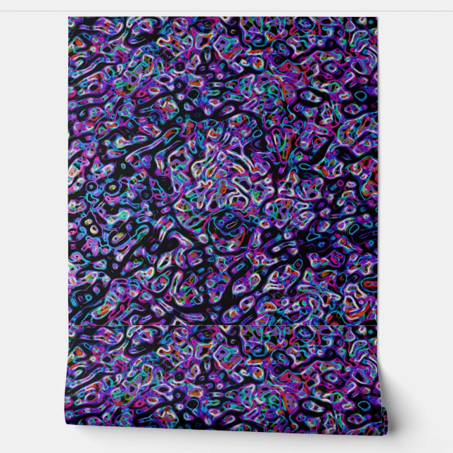 Papel Pintado Diseño Sinfónico Neon (Desenrollar)