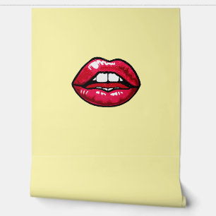 Papel Pintado diversión con fondo de pantalla de labios
