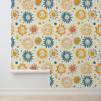 Papel Pintado Diversión En La Ilustración Del Sol Sunshine