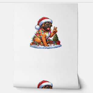 Papel Pintado Divertidos Navidades de la mano de la paz iluminan