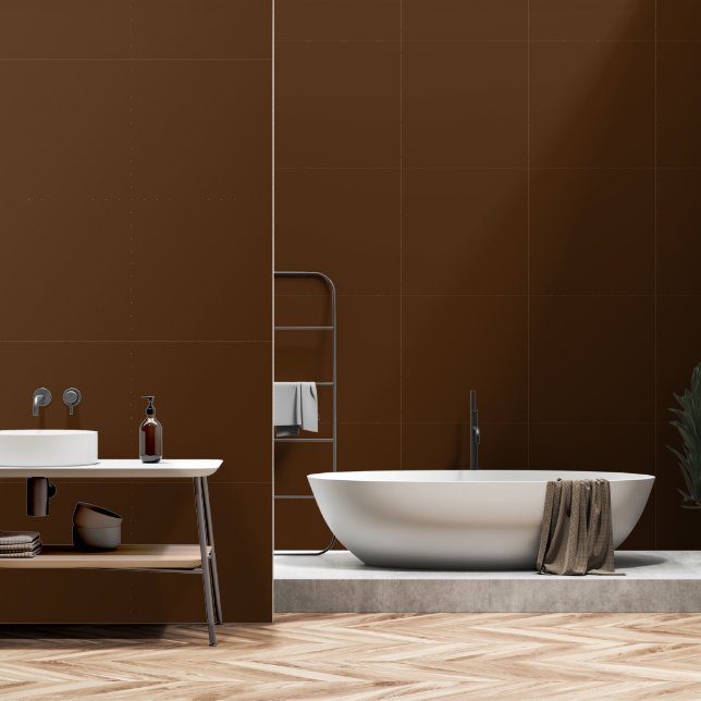 Papel Pintado DIY Wood Brown Simple Authority® (Baño)