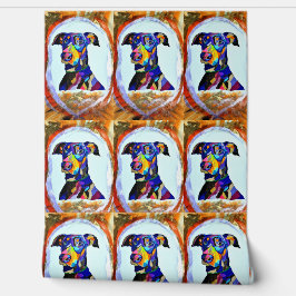 Papel Pintado Doberman Love