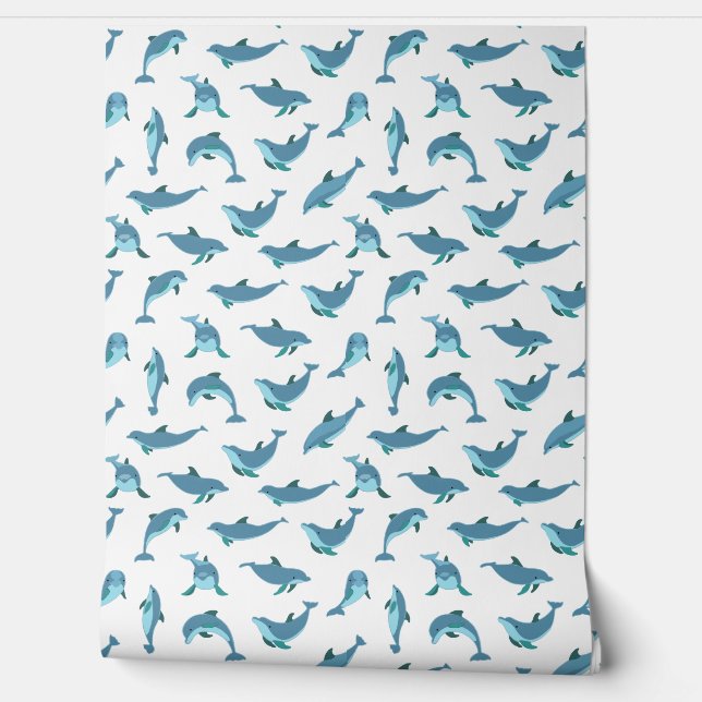 Papel Pintado Dolphins (Desenrollar)