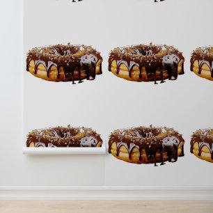 Papel Pintado Donut decadente de SlipperyJoe's cubierto con un g