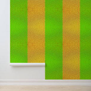 Papel Pintado Dorado juguetón y texturizado en verde