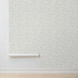 Papel Pintado Dosis de acuarela de confetti dorado