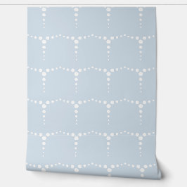 Papel Pintado Dots Cascading Pearls Blue Peel & Stick