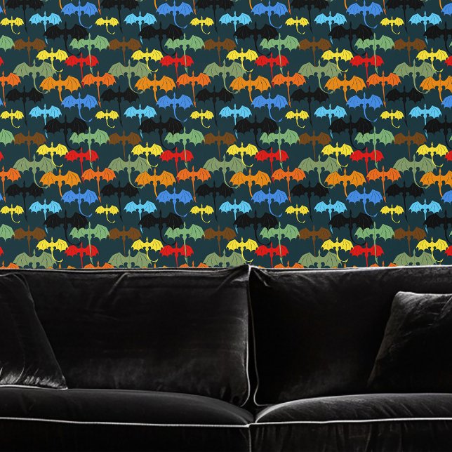 Papel Pintado Dragon Wing Blue Flight Fantasy (Subido por el creador)