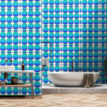 Droplas de vidrio gradiente azul Aqua