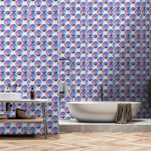 Papel Pintado Droplets Blue Pink