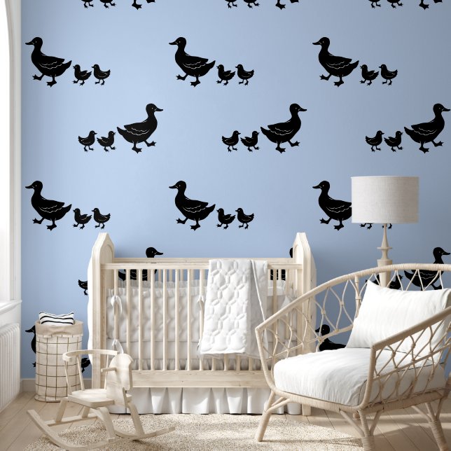 Papel Pintado Ducks Silhouette Design (Niños)