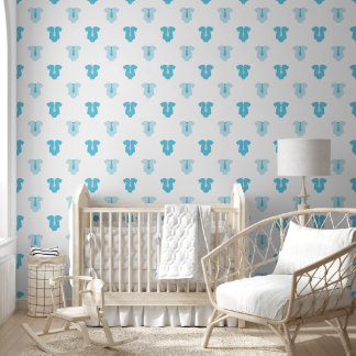 Papel Pintado Dulce Baby Boy Blue Fashion Pattern