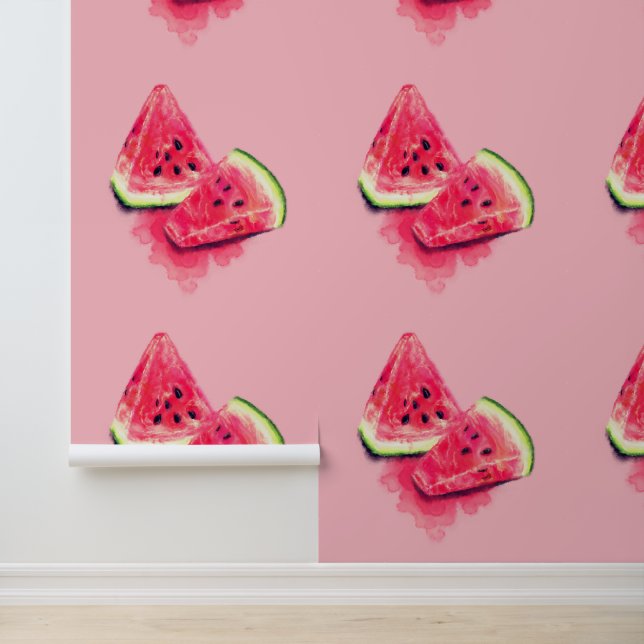 Papel Pintado Dulce sandía divertida (Solicitud)