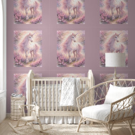 Papel Pintado Dulce Unicornio pastel caprichoso