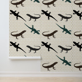 Papel Pintado Earthy Vintage Lizard, la moda gráfica de Guay