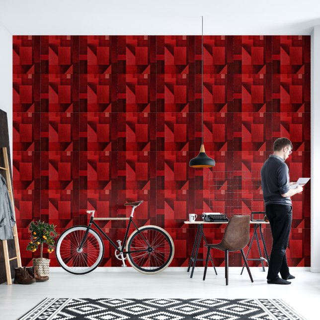 Papel Pintado Echoes of Intense Elegance (Sala de estar)