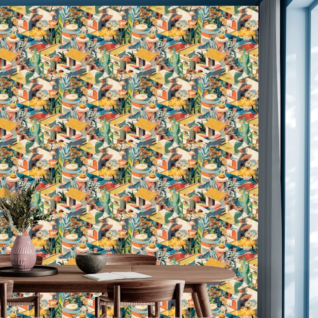 Papel Pintado Edificios, Florales, Paisaje Foliage Peel & Stick (Subido por el creador)