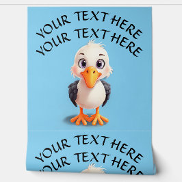 Papel Pintado Editar nombre Frase Funny Bird Wall Advertising