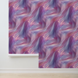 Papel Pintado Efecto Chiffon Shimmer Rosa Estética Europea