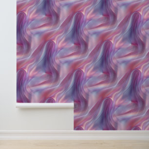 Papel Pintado Efecto Chiffon Shimmer Rosa Estética Europea