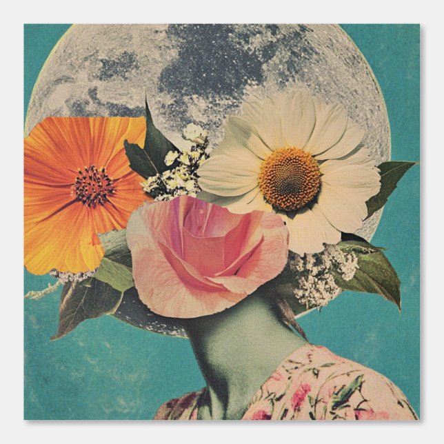 Papel Pintado El misterio que florece bajo la luna (Anverso)