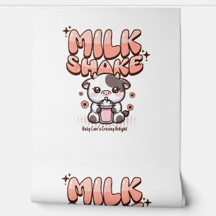 Papel Pintado El timo de leche lindo Lover Pequeño ternera conge