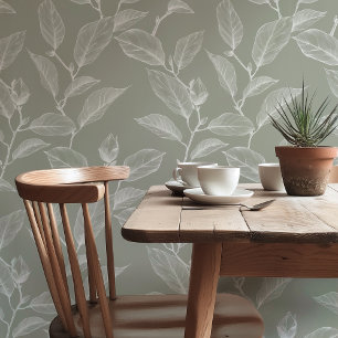 Papel Pintado Elegancia botánica minimalista