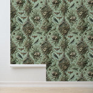 Papel Pintado Elegancia Chitinosa - Insecto gótico