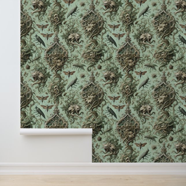 Papel Pintado Elegancia Chitinosa - Insecto gótico (Solicitud)