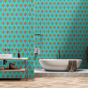 Papel Pintado Elegancia sórdida en turquesa