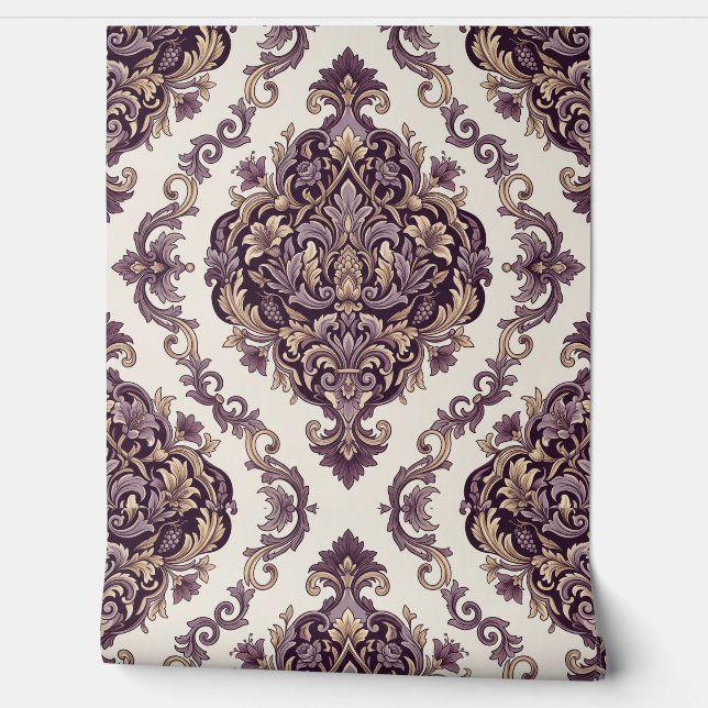 Papel Pintado Elegant Damask (Desenrollar)