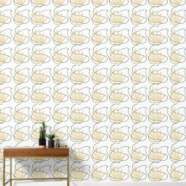 Papel pintado elegante abstracto con remolino de o
