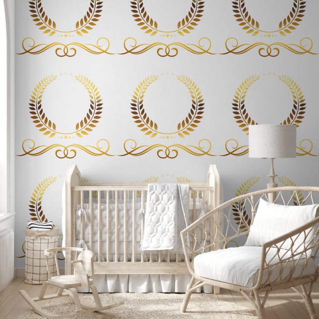 Papel Pintado Elegante acuarela Real Escudo Decoración de la hab (Niños)