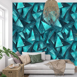 Papel Pintado Elegante Belleza etérea del vidrio turquesa