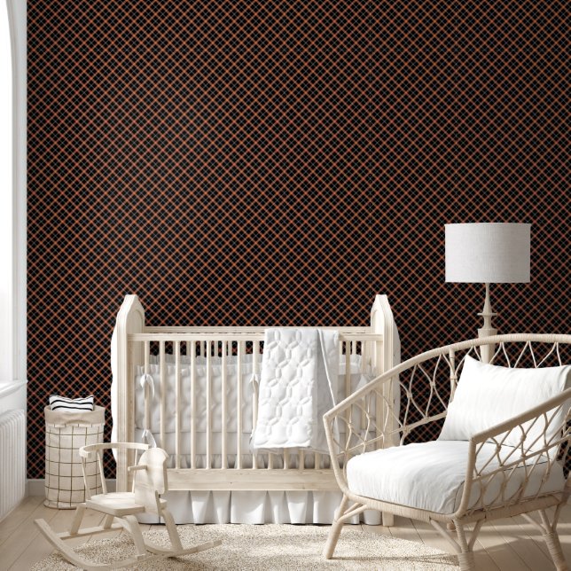 Papel Pintado Elegante Buffalo Gingham Plaid Grid Patrones Moder (Niños)