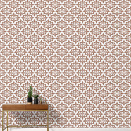 Papel Pintado Elegante café de época Mocha Brown Damask