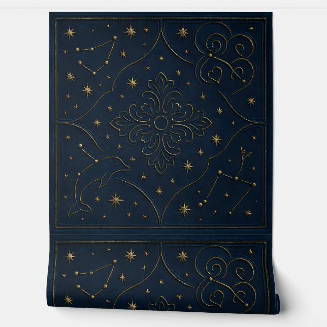 Papel Pintado Elegante Celestial (Desenrollar)