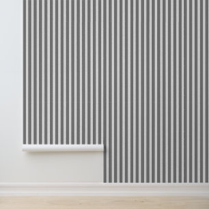 Papel Pintado Elegante Clásico Gris Blanco Francés Tachones