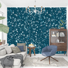 Papel Pintado Elegante Eéreo Serene Turquoise
